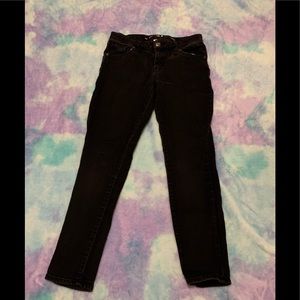 Cat & Jack girls black stretchy jeans.